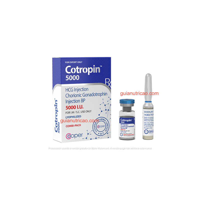 Cotropina 5000 UI (HCG) - Cooper Pharma