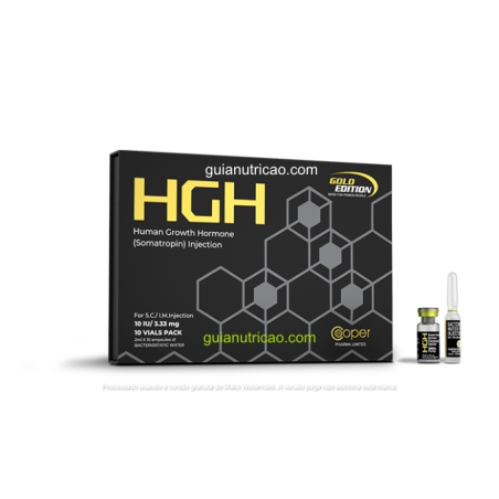 GH (Somatropina) 10UI 3,33mg 10 ampolas - Cooper Pharma