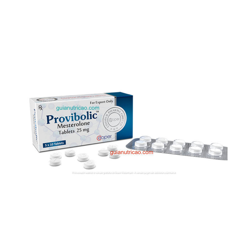 Provibólico (Proviron) 25mg 50 Comprimidos - Cooper Pharma