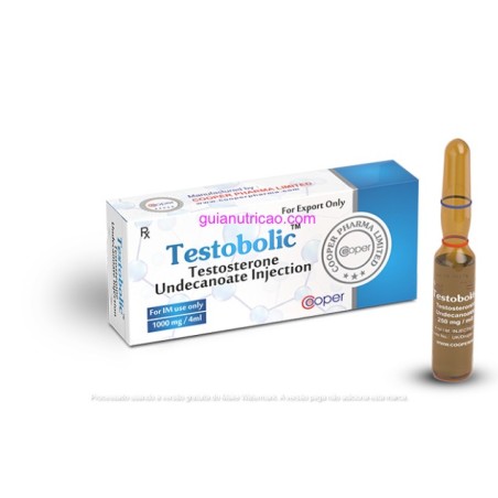 Testobólico (Undecanoato de testosterona) 250mg/ml - Cooper Pharma