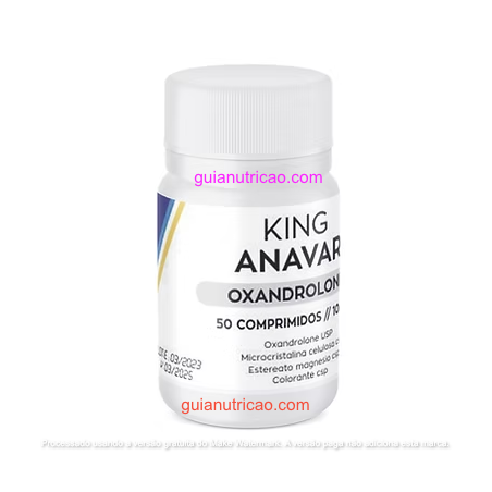 Anavar (Oxandrolona) 10mg 50 Comprimidos - King Pharma