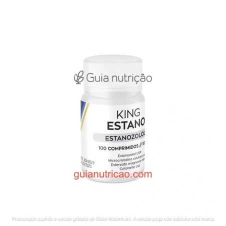 Estanaozolol oral 10mg 100 Comprimidos - King Pharma