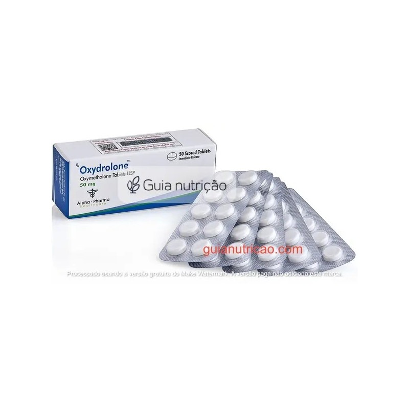 Hemogenin (Oximetolona) 50mg 50 Comprimidos - Alpha Pharma