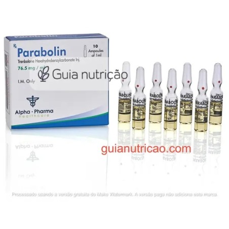 Trembolona Hexa (Parabolin) 76,5mg 10 Ampolas - Alpha Pharma