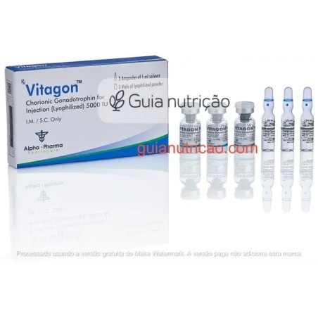 HCG (Vitagon) 5000UI 3 Frascos - Alpha Pharma