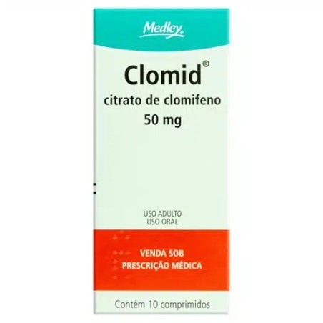 Clomid 50mg 10 Comprimidos – Genérico