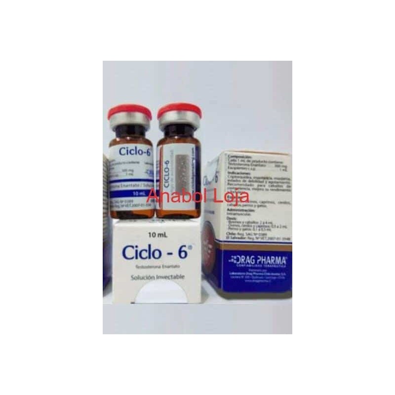 Ciclo 6 10ml 300mg/ml Drag Pharma: Força, Massa e Resultado no Ciclo - Guia Nutrição